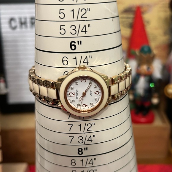Armitron Accessories - Armitron Now 75/3919WTSV Women's Rose Gold Tone Watch Jeweled Accents